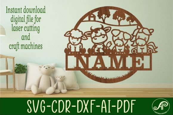 Adorable Farm Animal SVGs for Your Next Laser Project