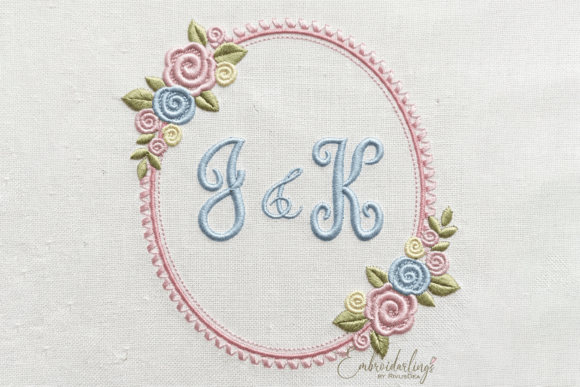 Baby Monogram Frame Floral Embroidery: A Garden of Design Possibilities