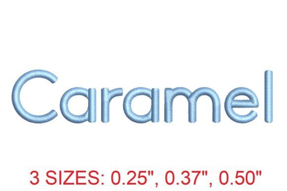 Caramel Embroidery Font: Elegance Stitched into Every Letter