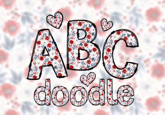 Floral Doodle Alphabet: A Font with a Playful Soul