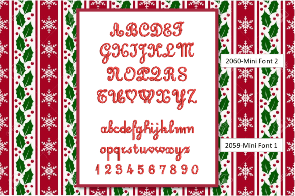 Mini Font 2: The Embroidery Essential for Personalized Gifts