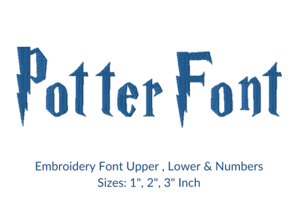 Potter Font Embroidery Design: A Guide to Personalized Stitching
