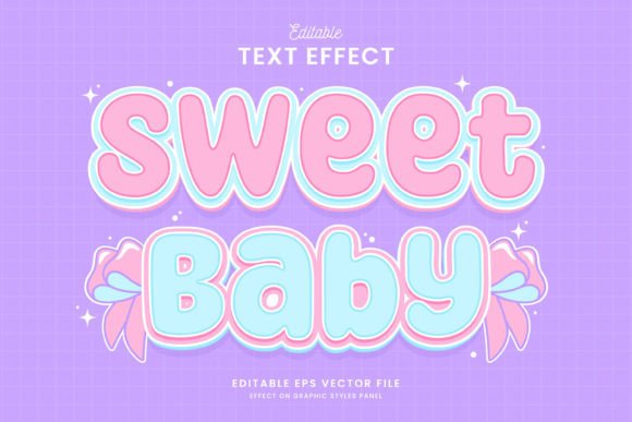 Sweet Baby Pastel Color Text Effect: Soften Your Brand Voice